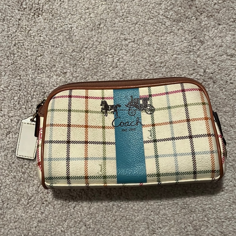 Coach makeup bag